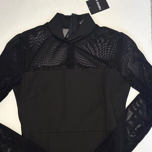 Forever 21 Mesh Sleeve Dress